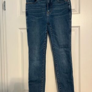 Madewell Dark Blue Skinny Jeans